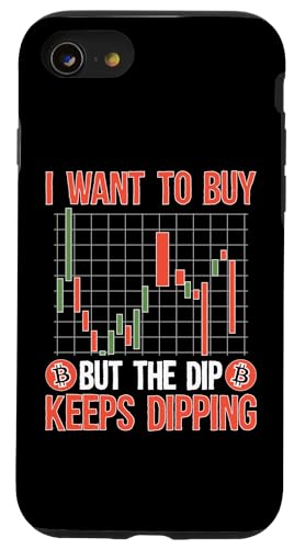 Kryptowährung: Ich möchte kaufen, aber der Dip sinkt weiter Hülle für iPhone SE (2020) / 7 / 8 von Bitcoin Cryptocurrency Blockchain Designs