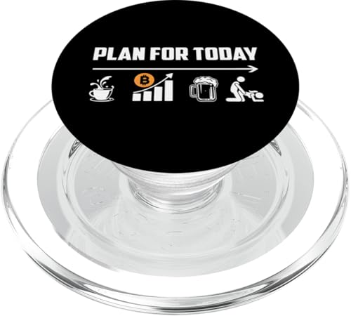 Bitcoin Crypto Kaffee Bier Plan für heute Crypto Trader PopSockets PopGrip für MagSafe Bitcoin Crypto Kaffee Bier Plan für heute Crypto Trader PopSockets PopGrip für MagSafe von Bitcoin Cryptofashion
