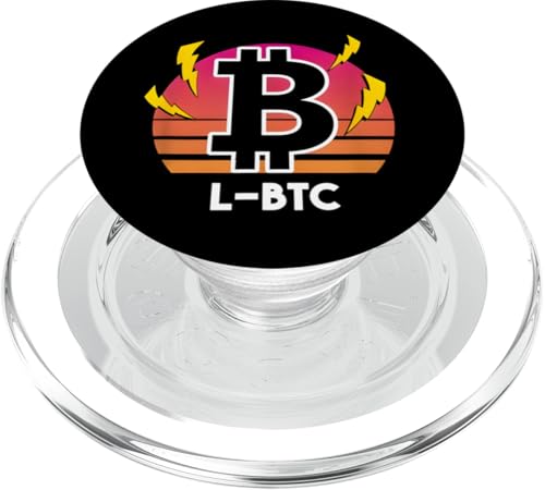 L-BTC Bitcoin BTC Retro Sun Kryptomünze Digitaler Geldhändler PopSockets PopGrip für MagSafe L-BTC Bitcoin BTC Retro Sun Kryptomünze Digitaler Geldhändler PopSockets PopGrip für MagSafe von Bitcoin Cryptofashion