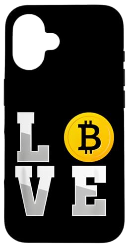Love Bitcoin Krypto Währung Münze BTC Geld Brieftasche Geschenke Hülle für iPhone 16 von Bitcoin Cryptofashion