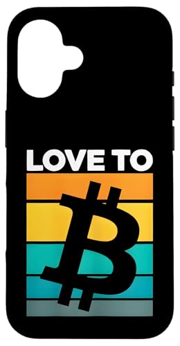 Retro Liebe zu Bitcoin Kryptowährung Geschenke für BTC Bitcoin Hülle für iPhone 16 Retro Liebe zu Bitcoin Kryptowährung Geschenke für BTC Bitcoin Hülle für iPhone 16 von Bitcoin Cryptofashion