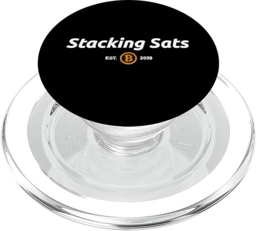 Stacking Sats Bitcoin BTC Satoshi Kryptowährung Männer Frauen PopSockets PopGrip für MagSafe Stacking Sats Bitcoin BTC Satoshi Kryptowährung Männer Frauen PopSockets PopGrip für MagSafe von Bitcoin Cryptofashion
