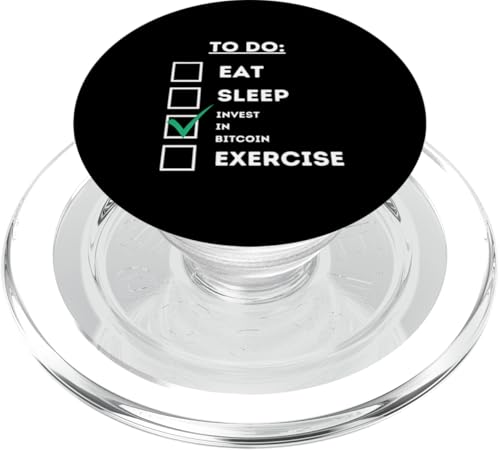 To Do: Eat Sleep Investieren Sie in Bitcoin Übungsgeschenke Männer Frauen PopSockets PopGrip für MagSafe To Do: Eat Sleep Investieren Sie in Bitcoin Übungsgeschenke Männer Frauen PopSockets PopGrip für MagSafe von Bitcoin Cryptofashion