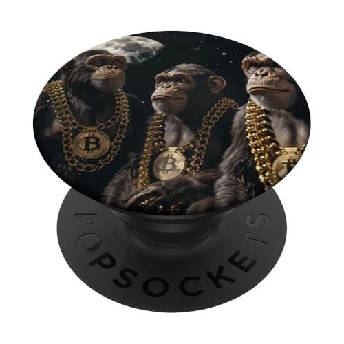 Bitcoin Affen gemeinsam stark lässig cool witzig Meme Spruch PopSockets Klebender PopGrip Bitcoin Affen gemeinsam stark lässig cool witzig Meme Spruch PopSockets Klebender PopGrip von Bitcoin fixes this Krypto Währung Geld Hodl Hold