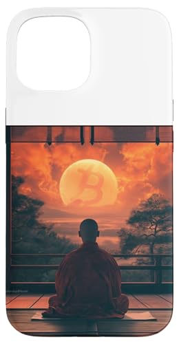 Bitcoin Buddhismus Religion Mönch Ruhe Frieden Hülle für iPhone 15 von Bitcoin fixes this Krypto Währung Geld Hodl Hold