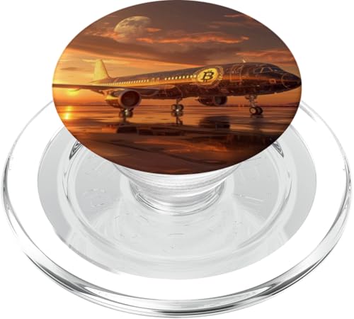 Bitcoin Flugzeug Jet Technik PopSockets PopGrip für MagSafe von Bitcoin fixes this Krypto Währung Geld Hodl Hold