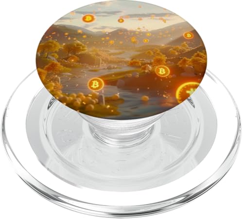 Bitcoin Landschaft Glühwürmchen Käfer Sonne PopSockets PopGrip für MagSafe Bitcoin Landschaft Glühwürmchen Käfer Sonne PopSockets PopGrip für MagSafe von Bitcoin fixes this Krypto Währung Geld Hodl Hold