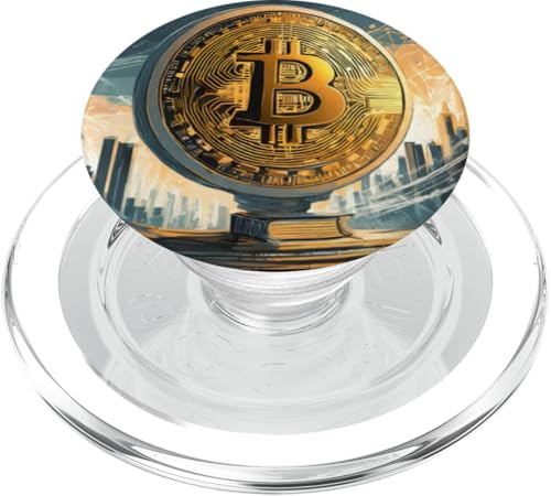Bitcoin Münze groß PopSockets PopGrip für MagSafe von Bitcoin fixes this Krypto Währung Geld Hodl Hold