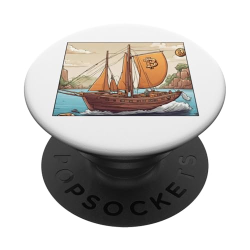 Bitcoin Schiff Pirat Rettungsboot Entdecker PopSockets Klebender PopGrip Bitcoin Schiff Pirat Rettungsboot Entdecker PopSockets Klebender PopGrip von Bitcoin fixes this Krypto Währung Geld Hodl Hold
