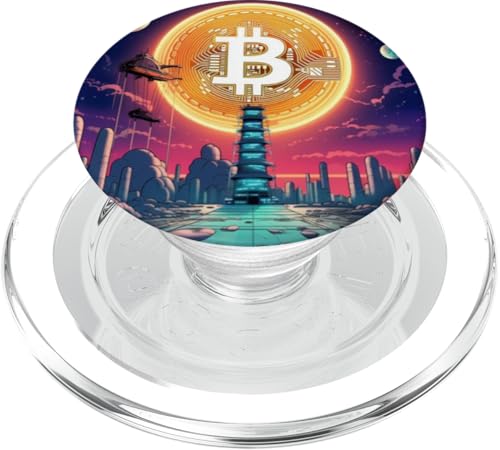 Bitcoin Tempel Science Fiction PopSockets PopGrip für MagSafe von Bitcoin fixes this Krypto Währung Geld Hodl Hold