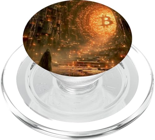 Bitcoin Zukunft Science Fiction PopSockets PopGrip für MagSafe von Bitcoin fixes this Krypto Währung Geld Hodl Hold