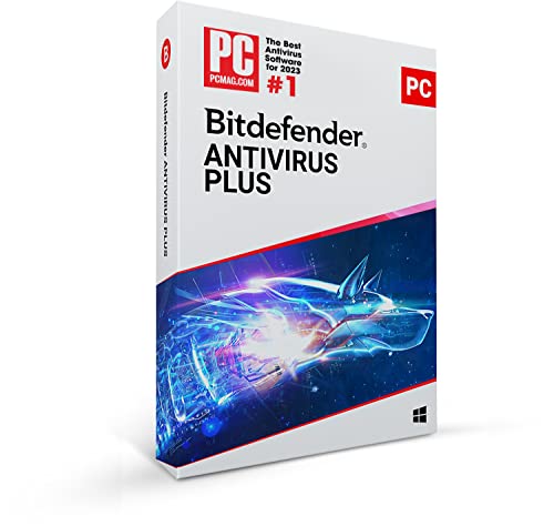 Bitdefender Antivirus Plus 2021 - 3 Geräte | 1 Jahr Abonnement | PC Aktivierungscode per Post von Bitdefender