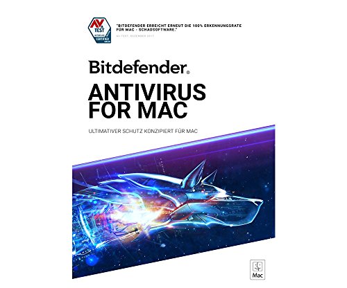 Bitdefender Antivirus for Mac 2019 | 3 Gerät | 1 Jahr | Mac | Mac Aktivierungscode per Email von Bitdefender