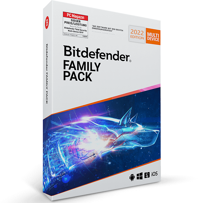 Bitdefender Family Pack (15 Devices - 1 Year) DACH ESD von Bitdefender