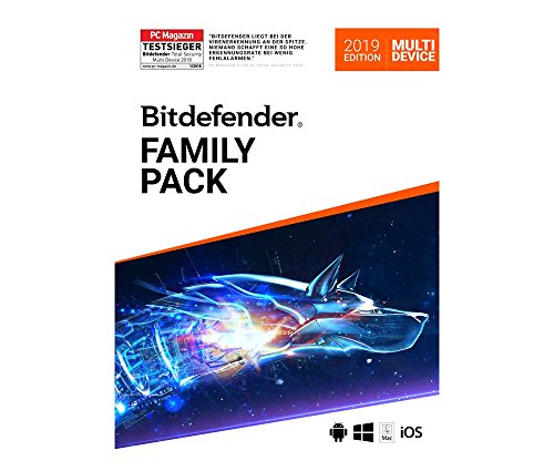 Bitdefender Family Pack 2019 | 15 Gerät | 3 Jahre | PC/Mac | Aktivierungscode per Email von Bitdefender