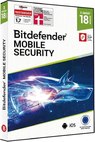 Bitdefender Mobile Security 3 Geräte / 18 Monate (Code in a Box) von Bitdefender