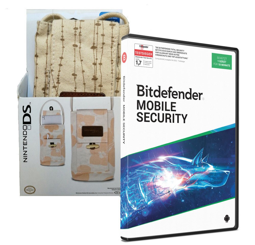 Bitdefender Nintendo-Schutzhülle NintendoDS FashionSleeve + Bitdefender Mobile Security 1G/18M Android Bitdefender Nintendo-Schutzhülle NintendoDS FashionSleeve + Bitdefender Mobile Security 1G/18M Android von Bitdefender