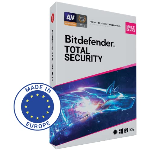 Bitdefender Total Security 2024 | 10 Geräte | 2 Jahre | PC/Mac/Smartphone von Bitdefender