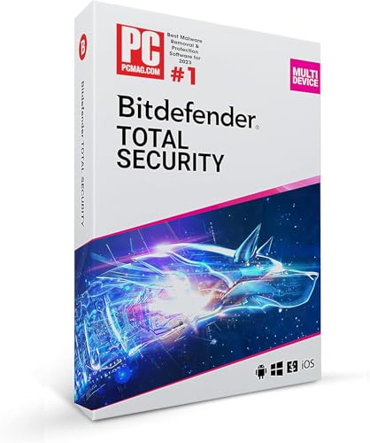 Bitdefender Total Security 2024 - 5 Geräte | 2 Jahre Abonnement | PC/Mac | Aktivierungscode per Post von Bitdefender