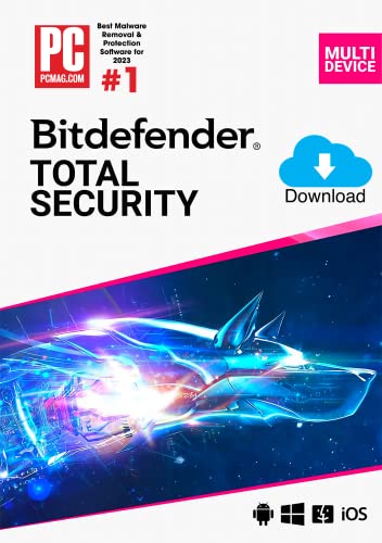 Bitdefender Total Security Multi Device 2024 | 10 Geräte | 1 Jahr | PC/Mac | Aktivierungscode per Email von Bitdefender