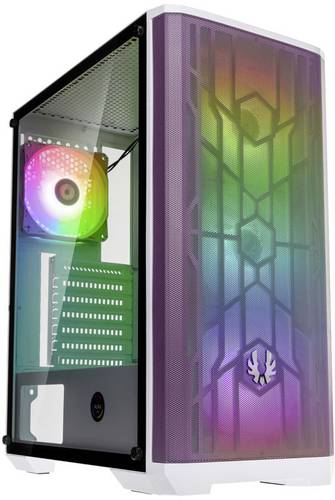 Bitfenix BFC-NSE-300-WWGKP-4A Midi-Tower Gaming-Gehäuse, Gehäuse Weiß von Bitfenix