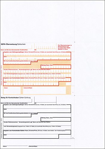 Bits&Paper BP0107A - SEPA-Überweisung/Zahlschein inklusiv WinBankformular-Software von Bits&Paper