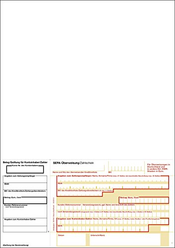 Bits&Paper BP0108A - SEPA-Überweisung/Zahlschein inklusiv WinBankformular-Software von Bits&Paper