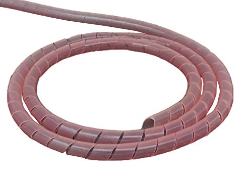 Sharkoon Spirale Kabeltrommel mit 4 mm – 1 m UV Rot von Bitspower