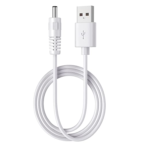 Bitvae Ersatz-Ladekabel, passend für D2/S2 Sonic Elektrische Zahnbürste, C2 Wasser Zahnseide, USB DC Ladekabel, Weiß von Bitvae