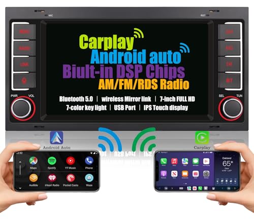 Autoradio Für VW Touareg Transporter T5 Multivan Radio Bildschirm Eingebautes Wireless Carplay Android Auto Navi Mit Bluetooth DSP Subwoofer Lenkradsteuerung AM FM RDS 7 Zoll Touchscreen IPS Display Autoradio Für VW Touareg Transporter T5 Multivan Radio Bildschirm Eingebautes Wireless Carplay Android Auto Navi Mit Bluetooth DSP Subwoofer Lenkradsteuerung AM FM RDS 7 Zoll Touchscreen IPS Display von Biubiubiu
