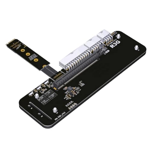 Biwwubik R43SG M.2 NVME PCIe4.0X4 Externer Docking-Station für Grafikkarte für NUC/ITX / Laptop 25 cm von Biwwubik