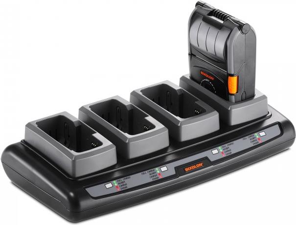 BIXOLON Quad Docking Cradle PQD-R210 - Drucker-Ladestation - Ausgangsbuchsen: 4 - für BIXOLON PBP-R200 BIXOLON Quad Docking Cradle PQD-R210 - Drucker-Ladestation - Ausgangsbuchsen: 4 - für BIXOLON PBP-R200 von Bixolon
