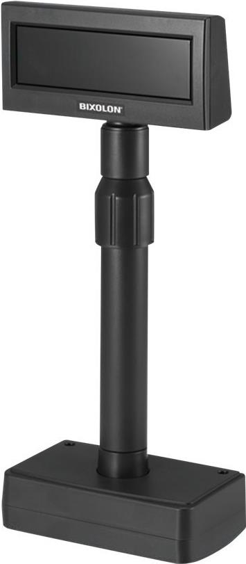 Bixolon BCD-2000, schwarz, RS232 Kundendisplay, 2x20 Zeichen (LCD), RS232, Emulation: ESC/POS, inkl.: Netzteil, Netzkabel, großer Standfuß, Farbe: schwarz (BCD-2000DSG) (geöffnet) von Bixolon
