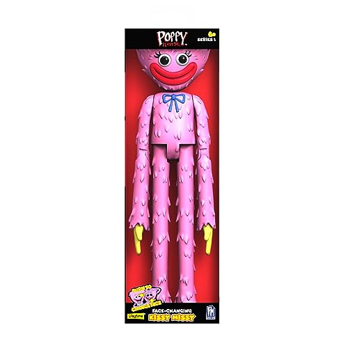 Bizak Poppy Playtime Kissy Missy Bewegliche Actionfigur, 30 cm, mit doppelseitigem Spiel wie im Videospiel, (64230015) von Bizak