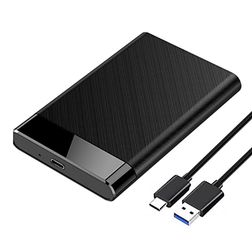 6,3 cm (2,5 Zoll) werkzeuglose mobile Festplattenbox USB 3.1 TypeC Notebook mechanische Festplatte SSD SSD Gehäuse USB 3.1 Festplattenadapter Gehäuse Box für Laptop PC 2,5 Zoll Seriell von Bjebndd