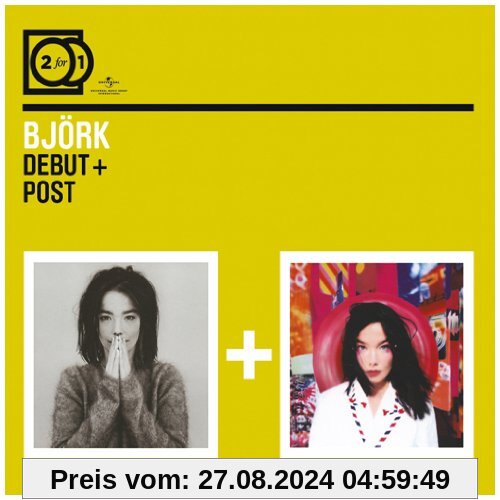 2 For 1: Debut / Post (Digipack ohne Booklet) von Bjork