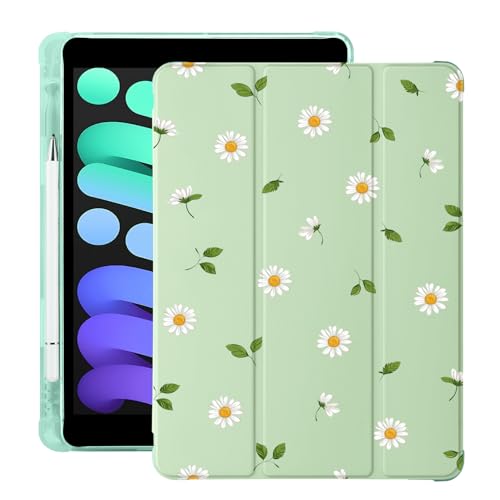 BlHMCASE Cute Dasiy Flower for iPad 10th Generation Case 10.9 Inch 2022 with Pencil Holder, Auto Sleep/Wake, Green Leather Soft TPU Back Cover BlHMCASE Cute Dasiy Flower for iPad 10th Generation Case 10.9 Inch 2022 with Pencil Holder, Auto Sleep/Wake, Green Leather Soft TPU Back Cover von BlHMCASE