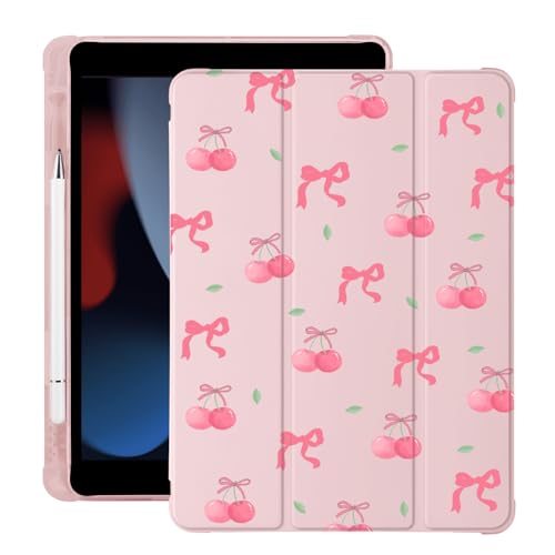 BlHMCASE Cute Kawaii Bow Cherry for iPad 10th Generation Case 10.9 Inch 2022 with Pencil Holder, Auto Sleep/Wake, Pink Leather Soft TPU Back Cover BlHMCASE Cute Kawaii Bow Cherry for iPad 10th Generation Case 10.9 Inch 2022 with Pencil Holder, Auto Sleep/Wake, Pink Leather Soft TPU Back Cover von BlHMCASE
