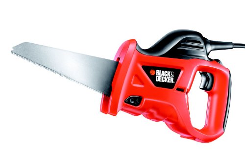 Black+Decker 400W Universal-Säbelsäge KS880EC (zum Sägen Von Holz, Metall Oder Kunststoff, Inkl. Holzsägeblatt (239mm)) von Black+Decker