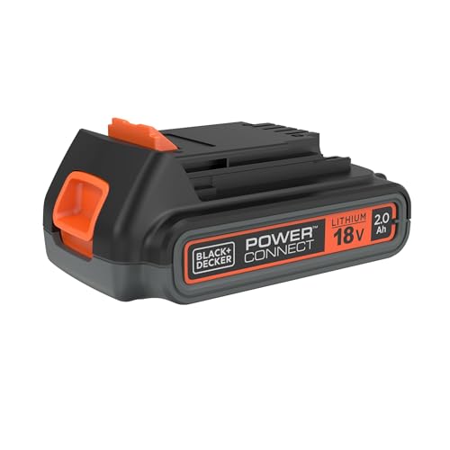 Black+Decker Li-Ion Slidepack Akku BL2018 (18V 2,0Ah, passend für alle Black+Decker 18V-Gartengeräte) von Black+Decker