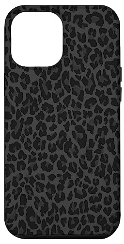 Hülle für iPhone 12 Pro Max Schwarz und Weiß Gepard Leopard Print Handyhülle Niedliches Tier von Black And White Phone Cases