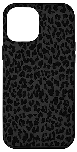 Hülle für iPhone 12 Pro Max Schwarz und Weiß Gepard Leopard Print Handyhülle Niedliches Tier von Black And White Phone Cases