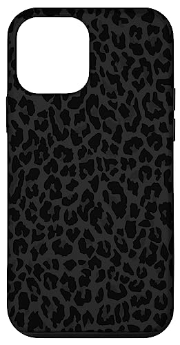Hülle für iPhone 12 mini Schwarz und Weiß Gepard Leopard Print Handyhülle Niedliches Tier von Black And White Phone Cases