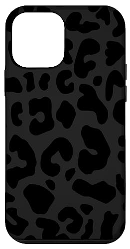 Hülle für iPhone 12 mini Schwarz und Weiß Gepard Leopard Print Handyhülle Niedliches Tier von Black And White Phone Cases