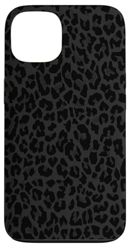 Hülle für iPhone 13 Schwarz und Weiß Gepard Leopard Print Handyhülle Niedliches Tier von Black And White Phone Cases