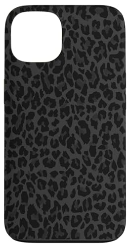 Hülle für iPhone 13 Schwarz und Weiß Gepard Leopard Print Handyhülle Niedliches Tier von Black And White Phone Cases