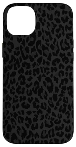 Hülle für iPhone 14 Plus Schwarz und Weiß Gepard Leopard Print Handyhülle Niedliches Tier von Black And White Phone Cases