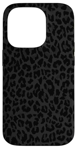 Hülle für iPhone 14 Pro Schwarz und Weiß Gepard Leopard Print Handyhülle Niedliches Tier von Black And White Phone Cases