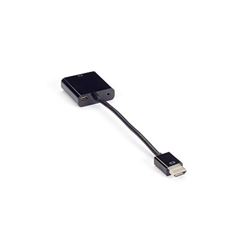 Black Box - HDMI auf VGA Adapter Konverter mit Audio, Stecker/Buchse Dongle von Black Box