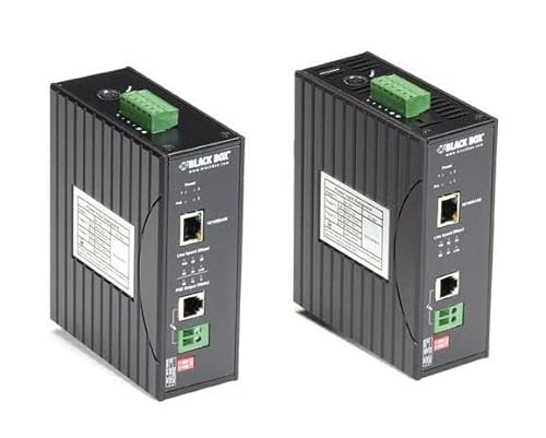 Black Box Hardened POL POE ETHERNET Extender KIT LBPS310A-KIT, W126500998 (Extender KIT LBPS310A-KIT, Wired, RJ-45, RJ-11, 100 Mbit/s) von Black Box